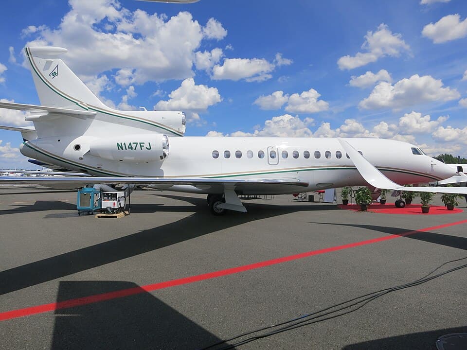Dassault Falcon 7X soukromý trijet
